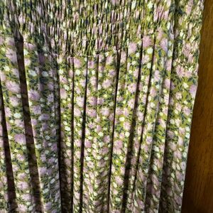 NWOT Floral Smocked Maxi Dress